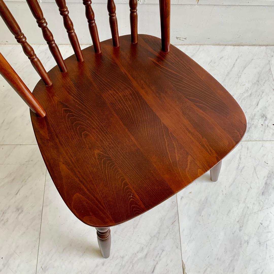 【柏木工】ウィンザーチェア／ダイニングチェア／飛騨家具 ②