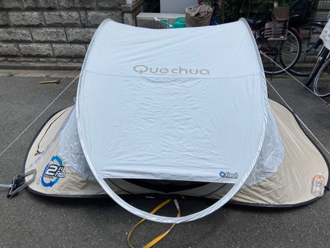 早い者勝ち　ケシュア2 seconds 2 ポップアップテントとコールマンチェア