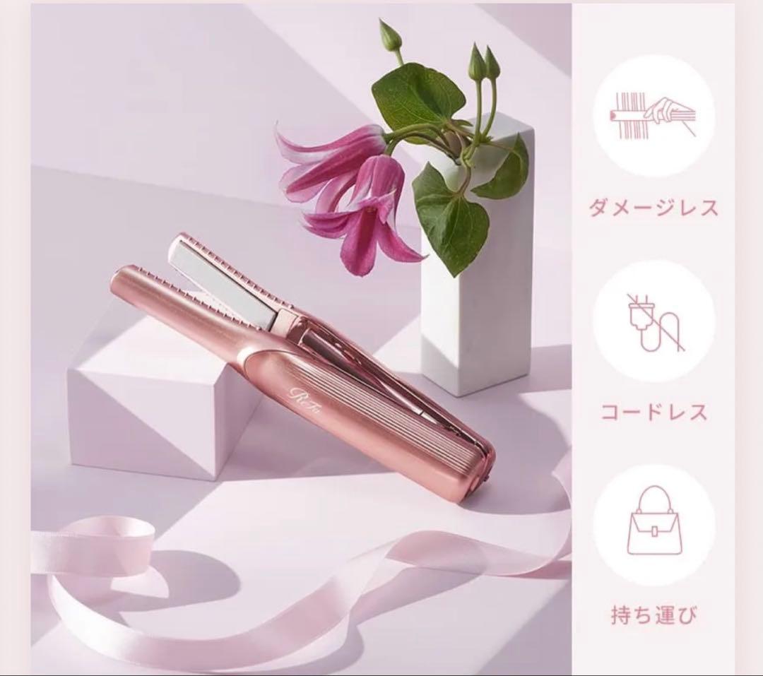 美品◎ReFa フィンガーアイロン STピンク