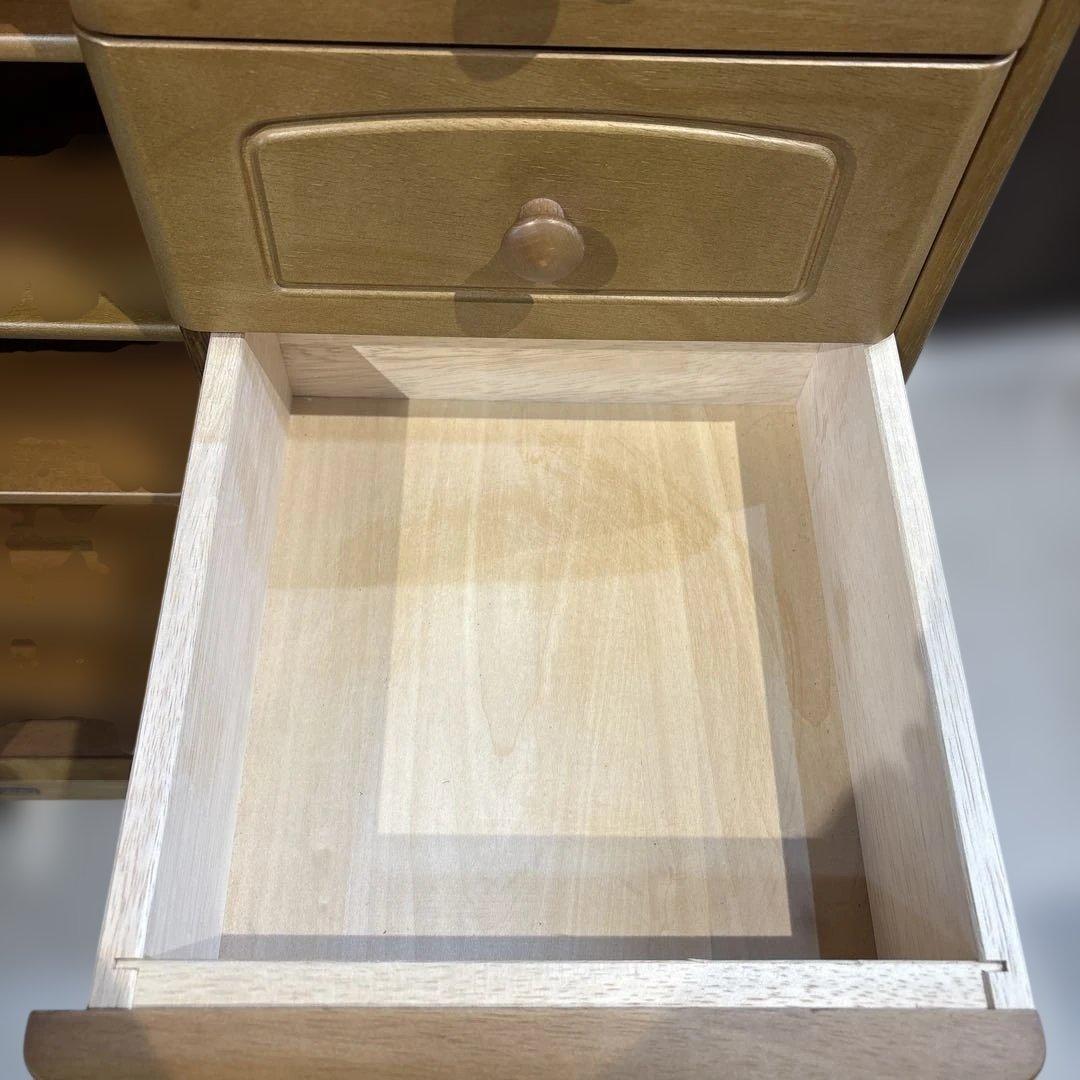 カリモク　スリッパラック　ナチュラルウッド キャビネット