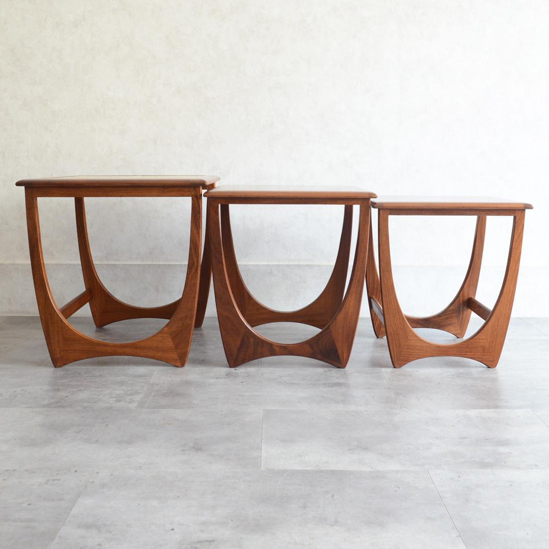 G-PLAN ヴィンテージ タイルトップ ネストテーブル サイドテーブル 花台