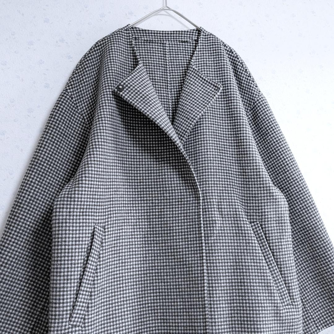 良品 SLOBE IENA HAMILTON ダブルフェイスウールショートコート