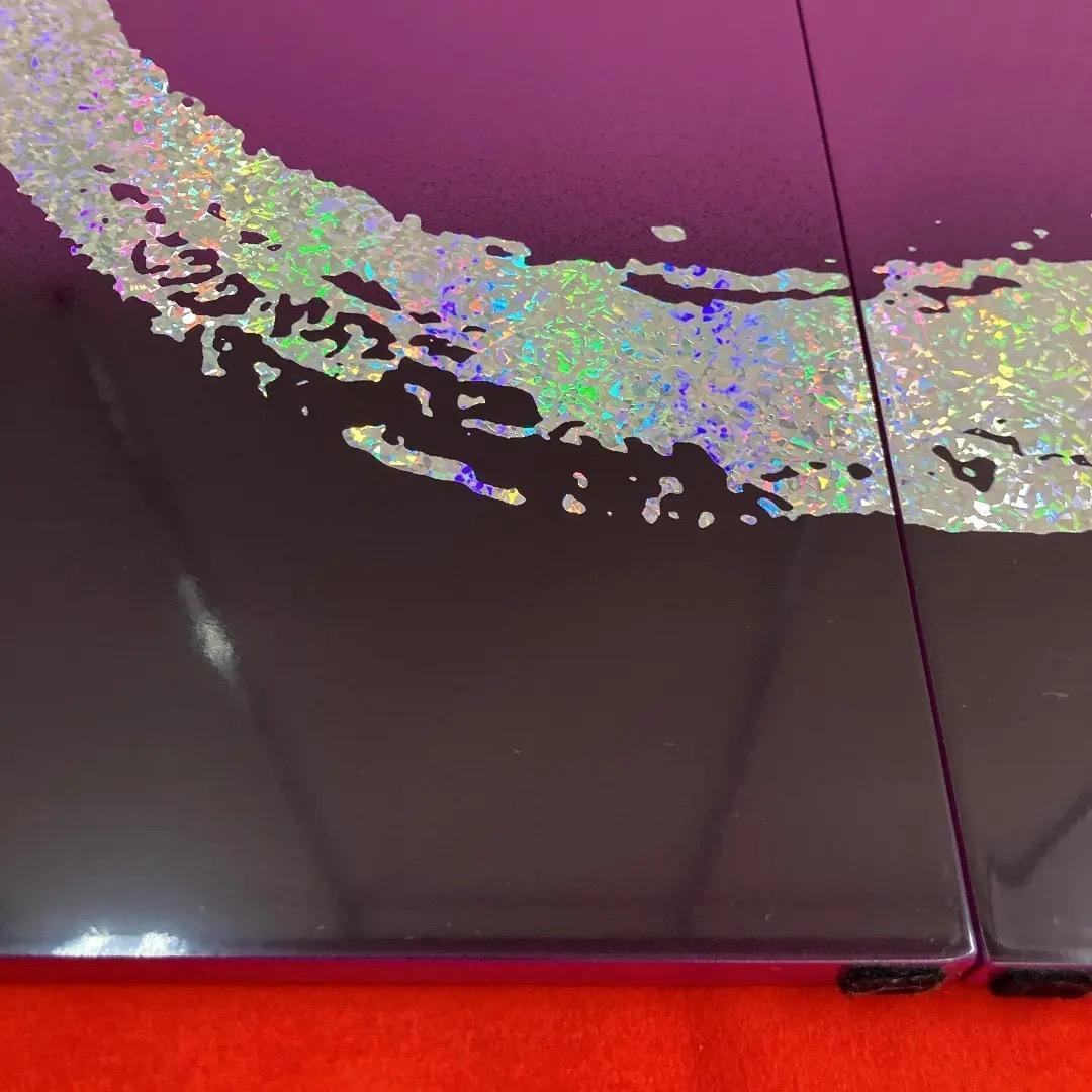 F25-6 山本寛斎雛飾り　雛飾り台屏風のみ　雛人形台屏風　ひな人形　巾75㎝位