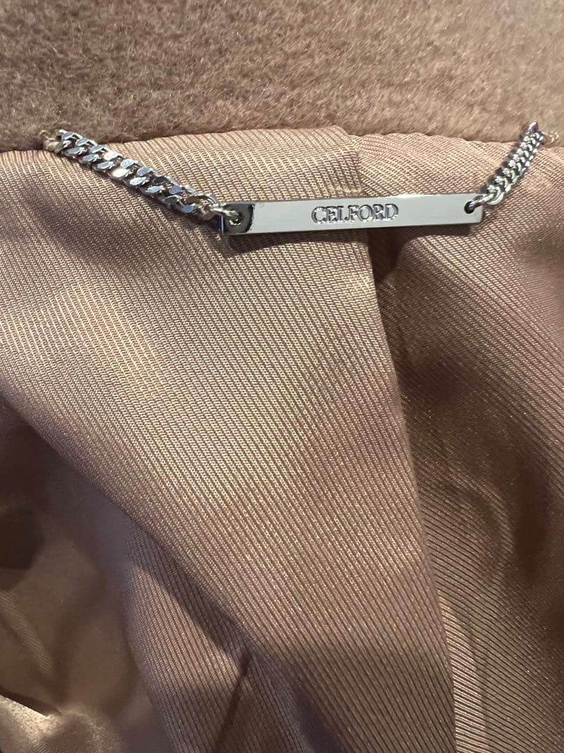 週末値下げ✨セルフォード　今季Aラインウールミドルコート