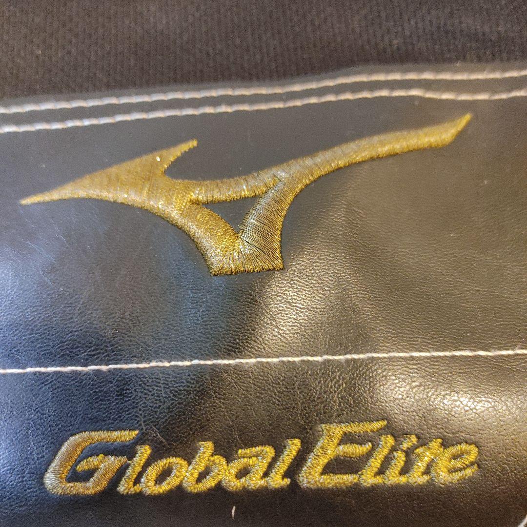 ミズノ グローバルエリート Lシリーズ 右投げ 外野 軟式グローブ　ブラック