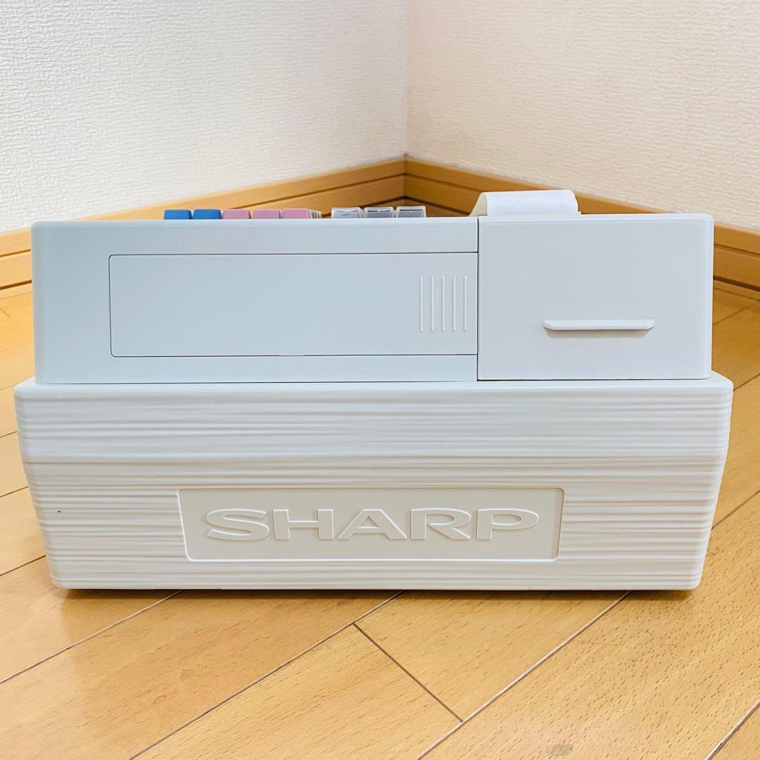 【美品】SHARP シャープ レジスター XE-A147 ホワイト 中古 現状品