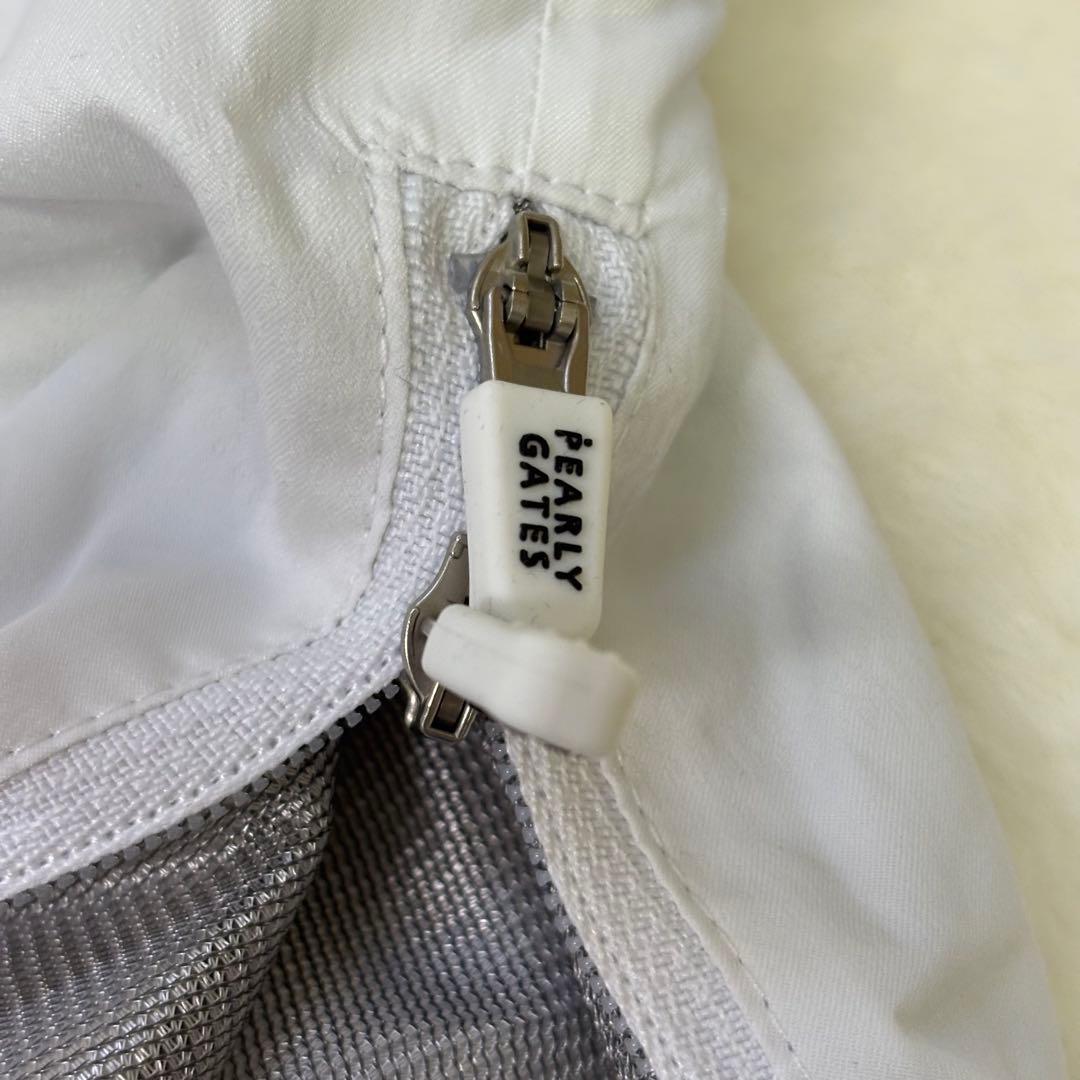 美品　PEARLY GATES ホワイトジャケット　ピステ　ナイロン