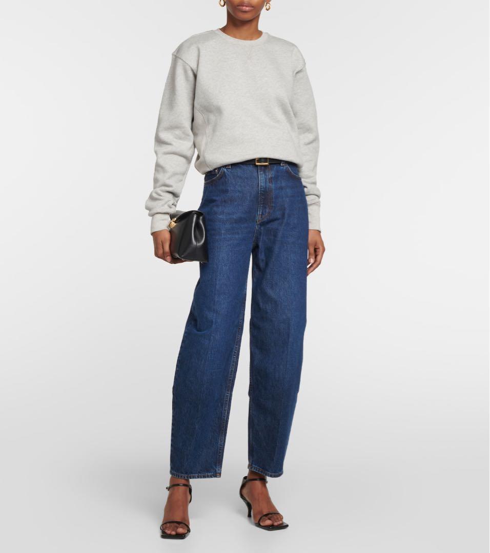 Toteme グレー クルーネック スウェット