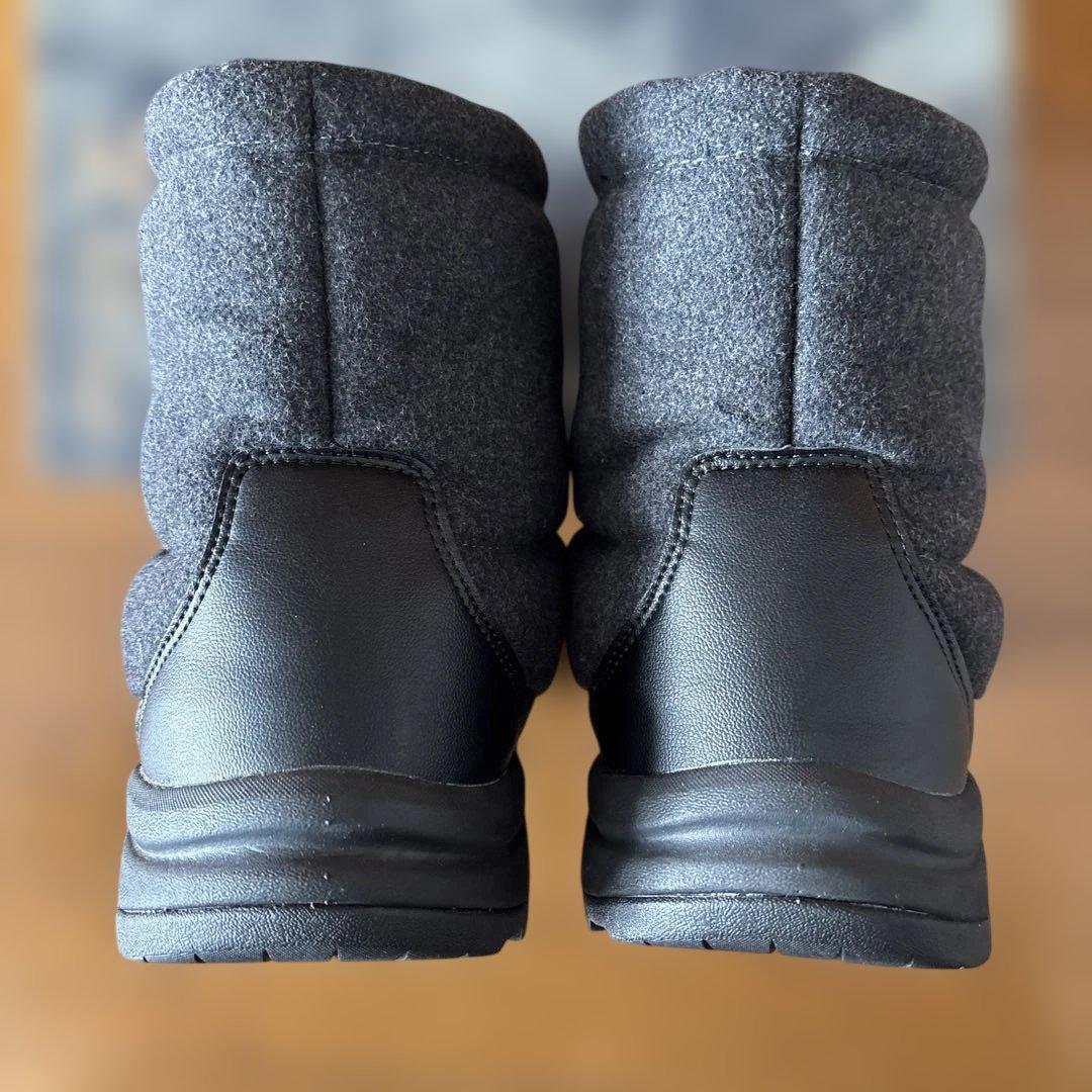 ザ・ノースフェイス ヌプシ ブーティウールV ショート スノーブーツ チャコール