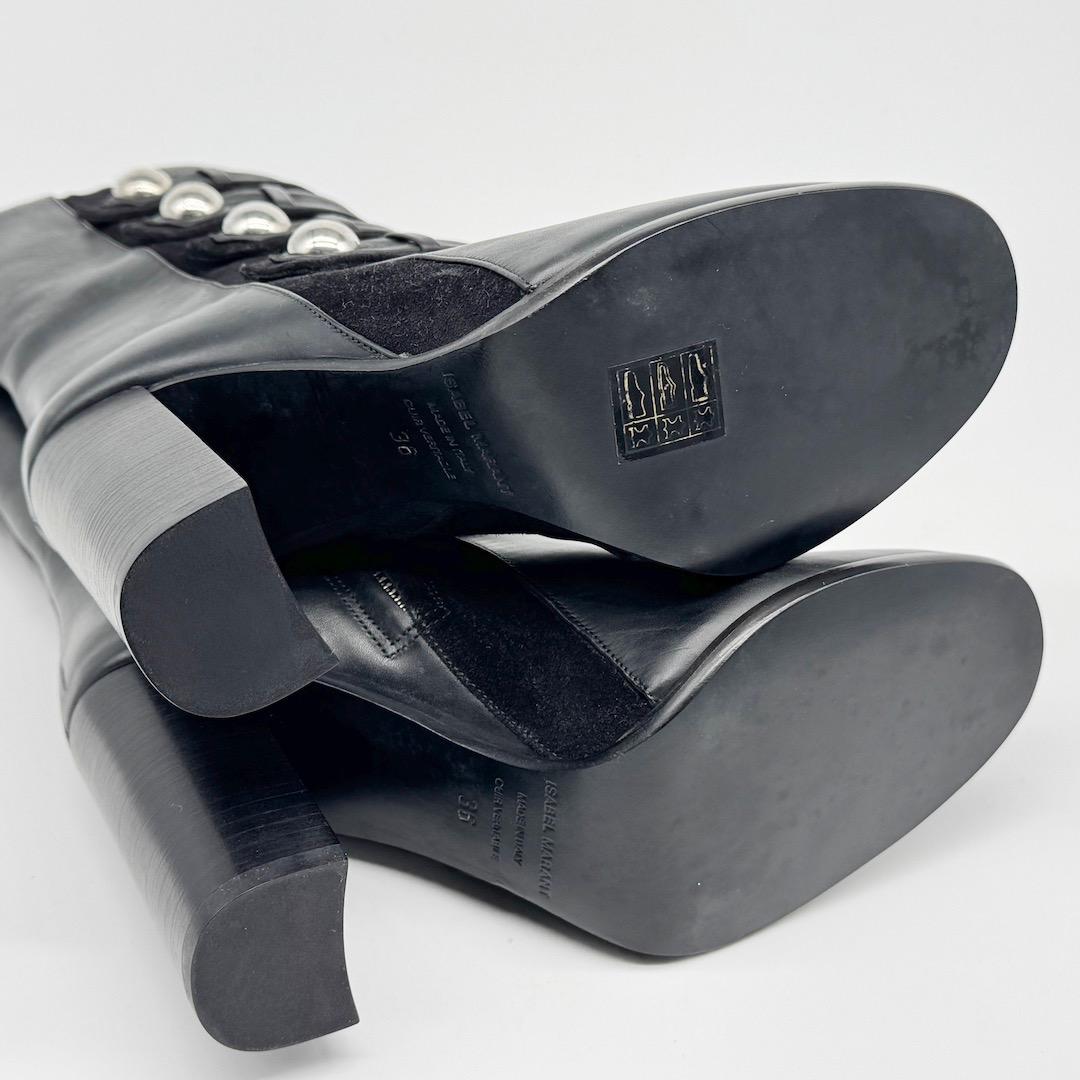 美品 ISABEL MARANT イザベルマラン サイドジップ ブーツ 36