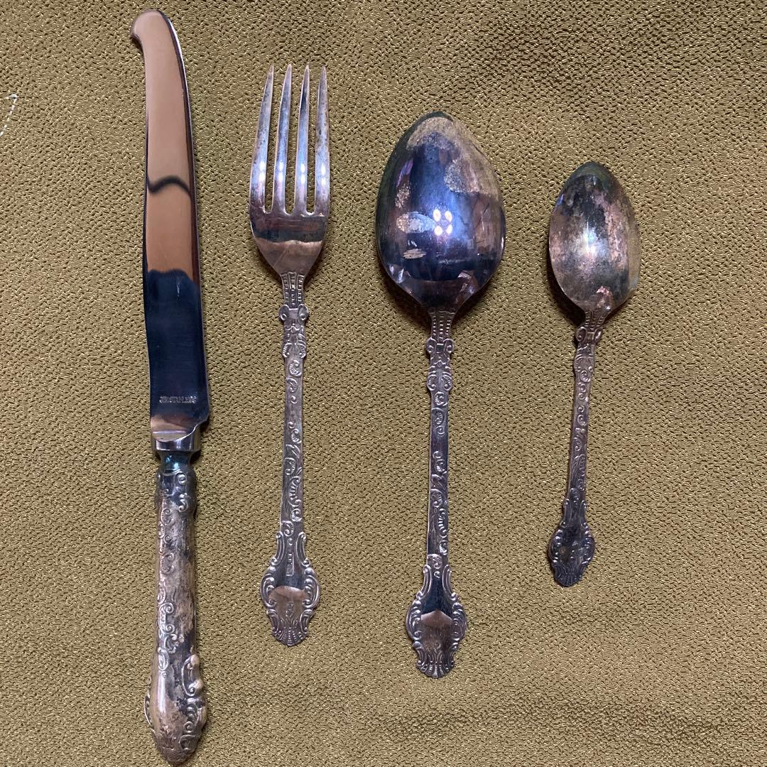 松坂屋カトラリーセット　ディナーセット24本　EP印(シルバーコーティング)箱無