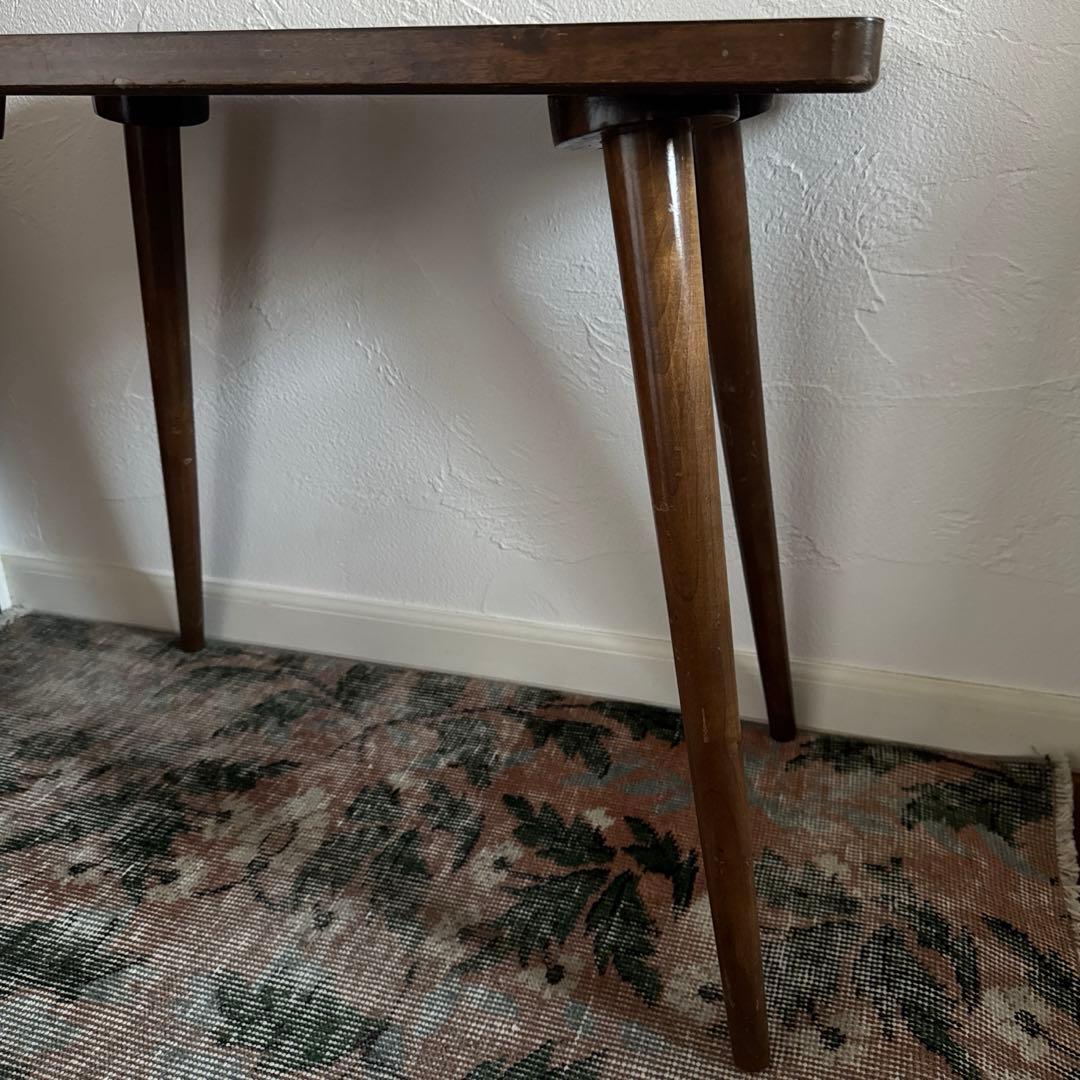 イギリスアンティーク　コーヒーテーブル　木製サイドテーブル　イギリスヴィンテージ