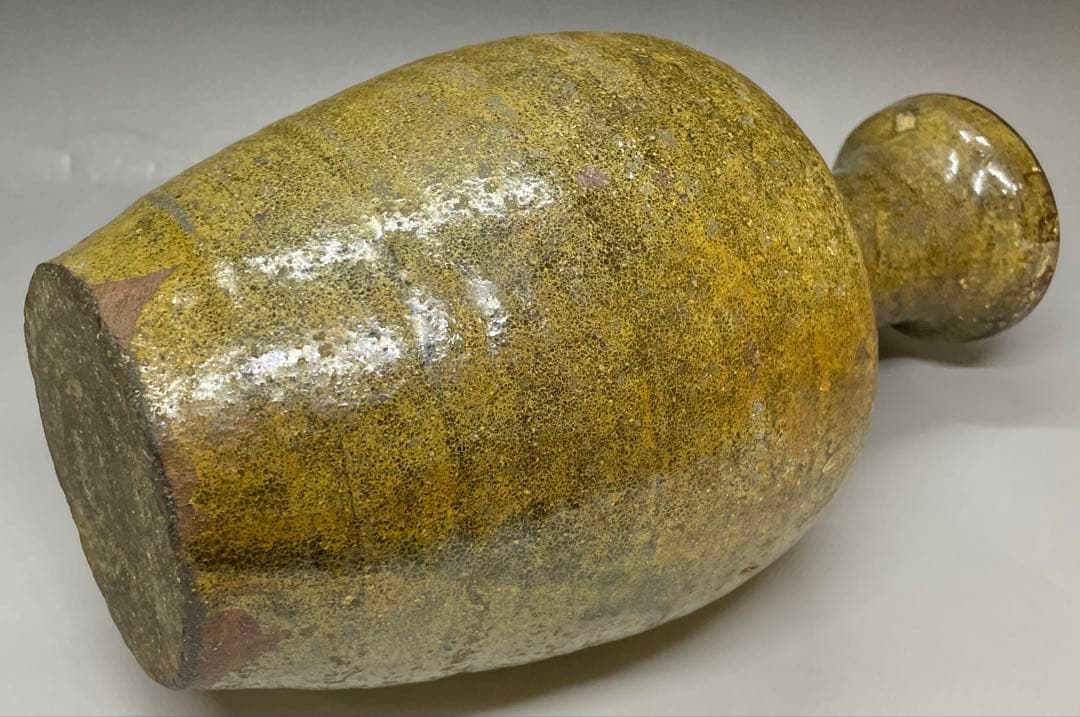 高麗青磁　花入　花瓶　花器　L443