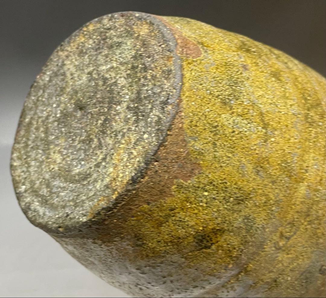 高麗青磁　花入　花瓶　花器　L443