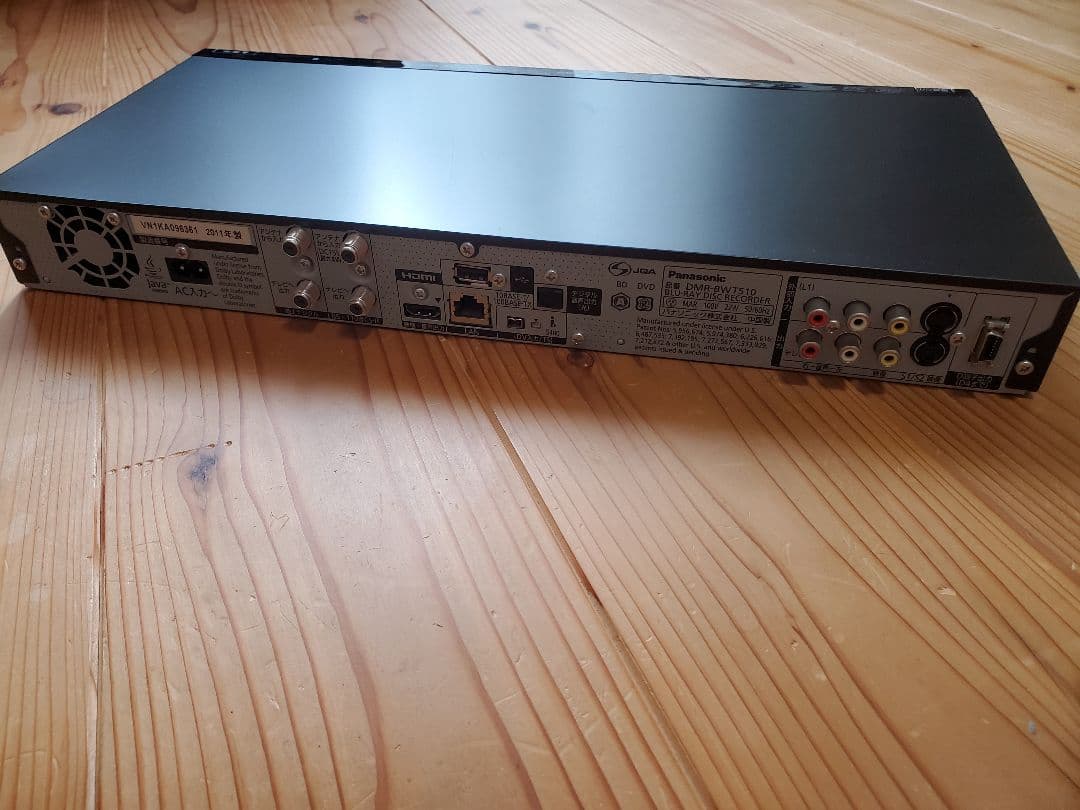 Panasonic BDレコーダー 2011年製 ブラック　500GB 　動作品