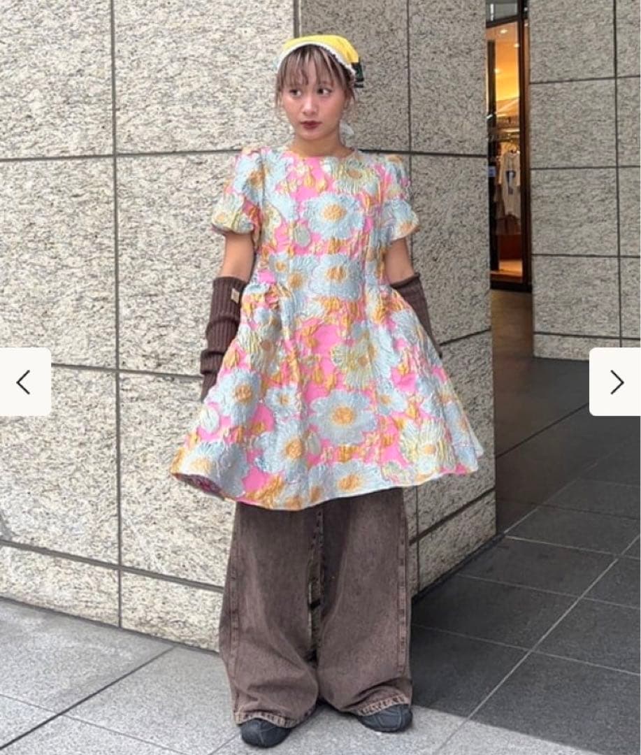 ワンピース sister jane Alegria Jacquard mini Dress