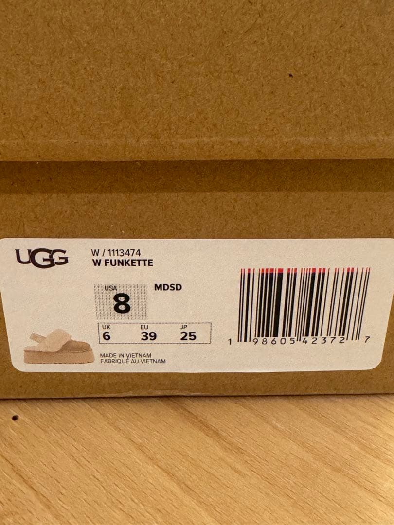 UGG ファンケット　Mustard Seed 25cm 8