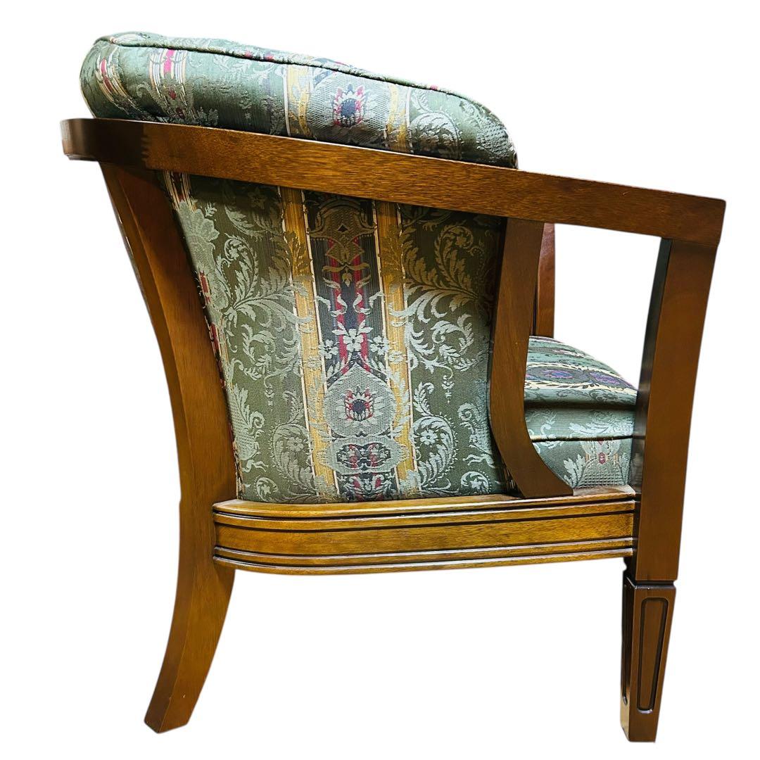 極美品 マルニ木工 地中海ロイヤル シャルル アームチェア 31万 1人掛け ②