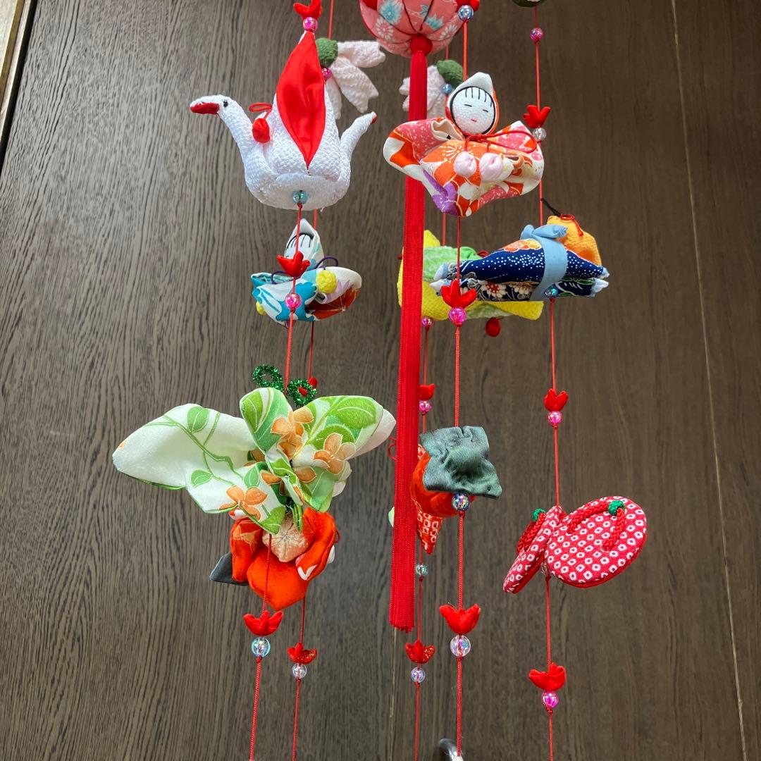 新作　105 さげもん吊るし飾り　初節句吊るし雛