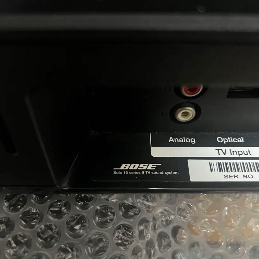 【極美品】BOSE SOLO15 SeriesⅡ TV サウンドシステム