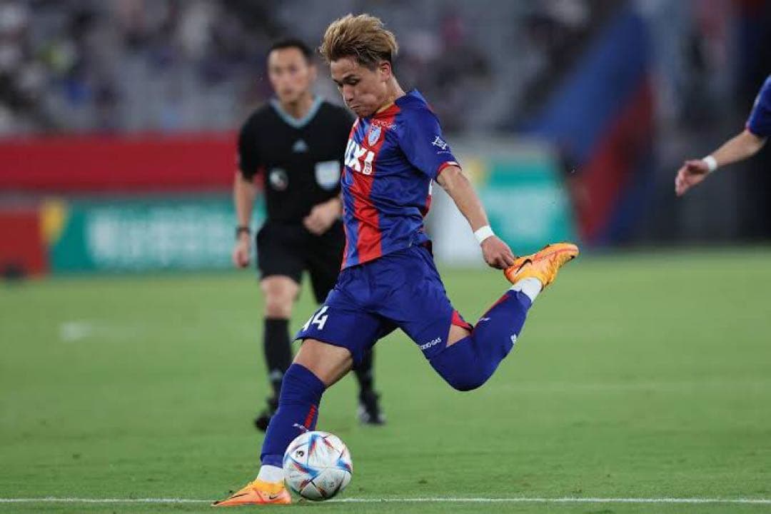 松木玖生　サイン　実使用スパイク　本物　FC東京　青森山田　日本代表　ナイキ