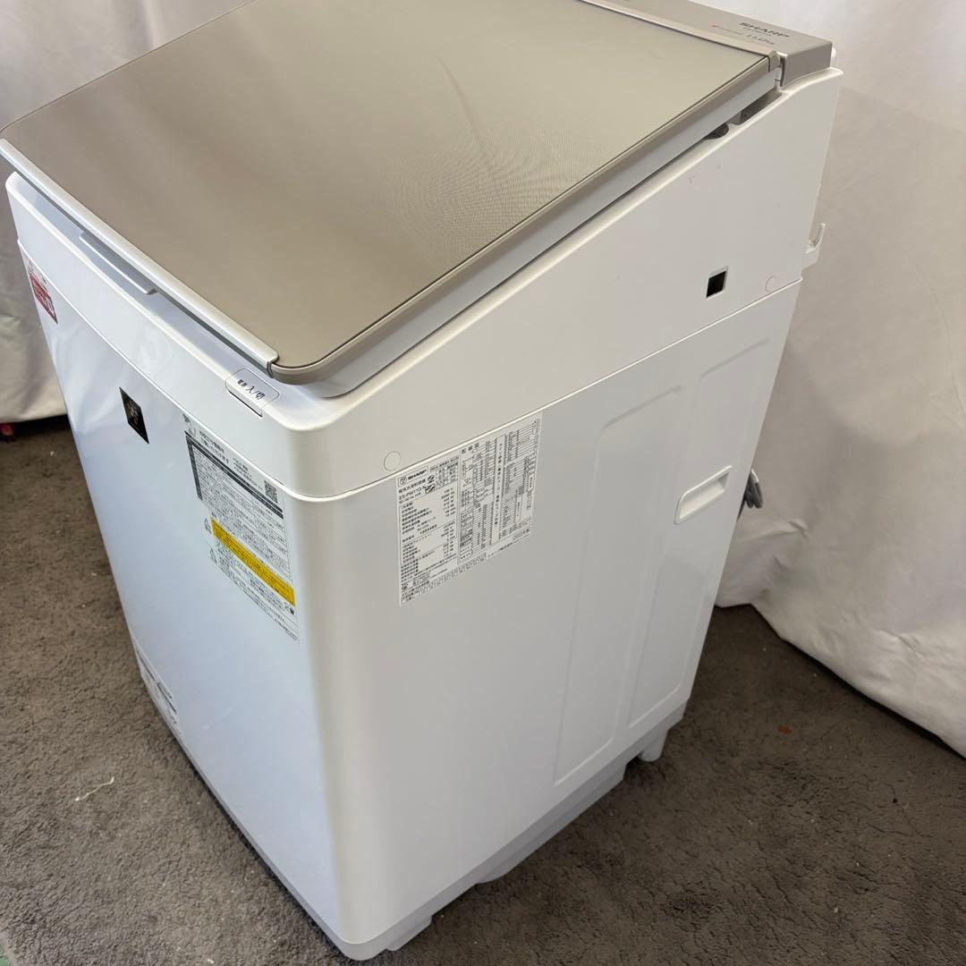 991　SHARP　洗濯機　11キロ　乾燥付き　中古　綺麗　設置無料　安い‼️