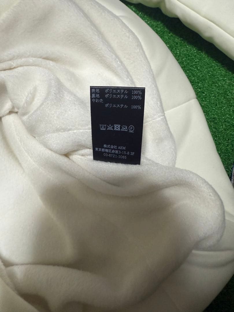 1piu1uguale3 GOLF ダウンジャケット　3(S)ホワイト