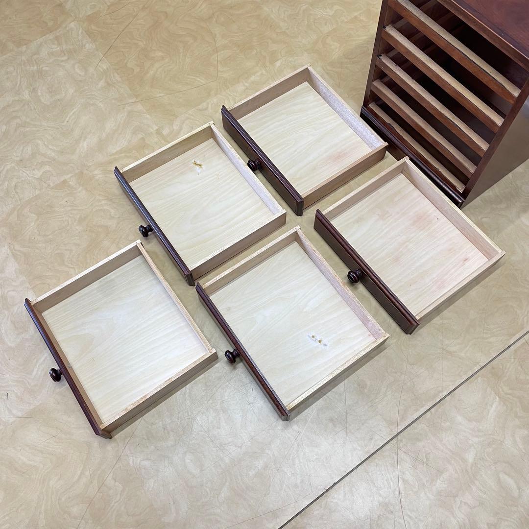 民芸家具 5段小引き出し 小物入れ チェスト ビンテージ アンティーク レトロ