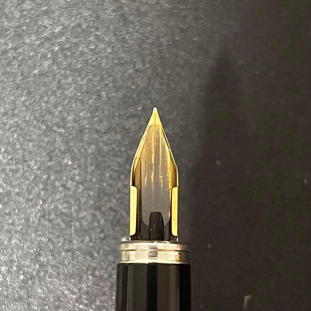 ジバンシー 万年筆 シルバープレート 14K F