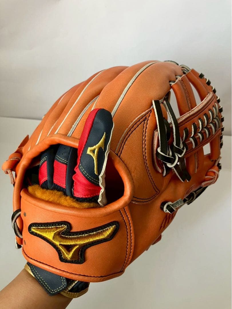 定価 66,000円 ミズノプロ　硬式　HAGA 内野　日本製　グローブ