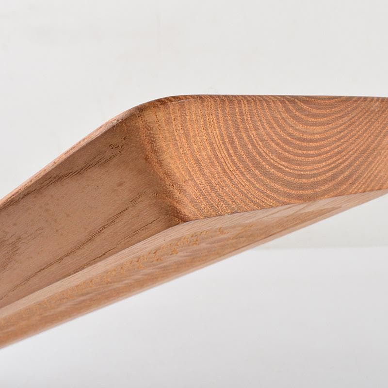 煎茶道具　欅製　一文字盆　煎茶盆　香盆　C　6573