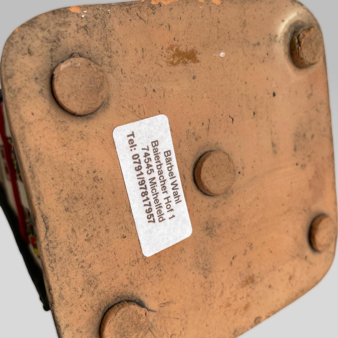 ドイツ製【Barbel Wahl】作 陶器 ミニチュア キャンドルハウス 工芸