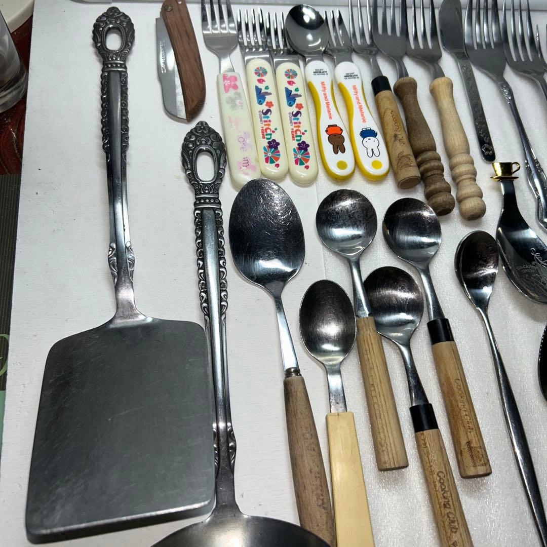 【レトロ】Afternoon Tea ティーキャディースプーン他カトラリーセット