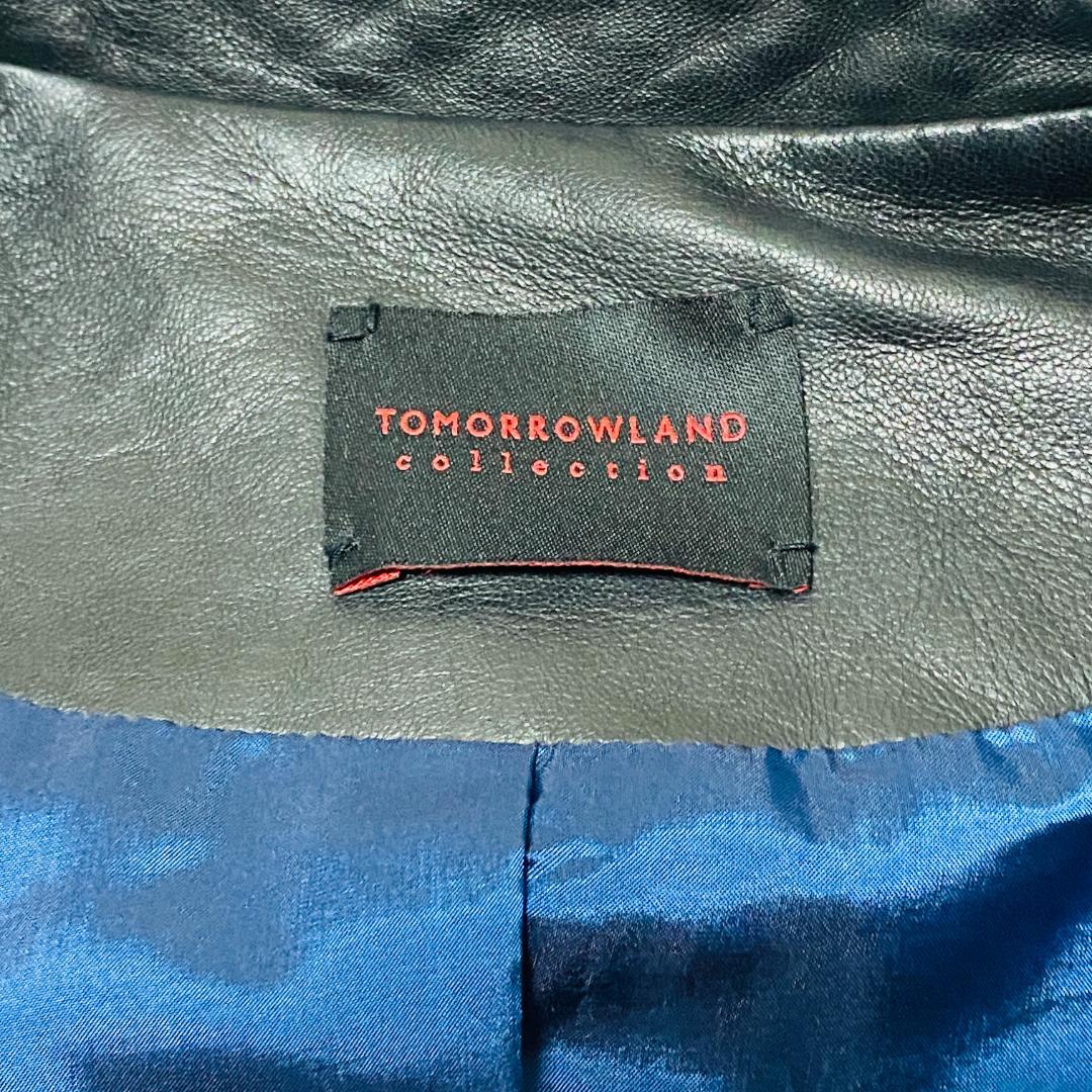 TOMORROWLAND ライダース シングル ラムレザー Lサイズ ブラック