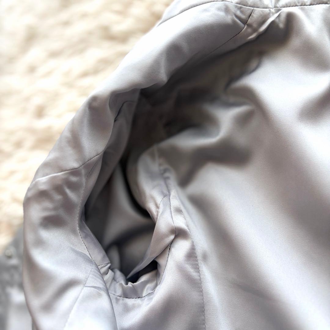 【極美品✨】アルマーニコレツォーニ ジャガードジャケット フォーマル42シルバー