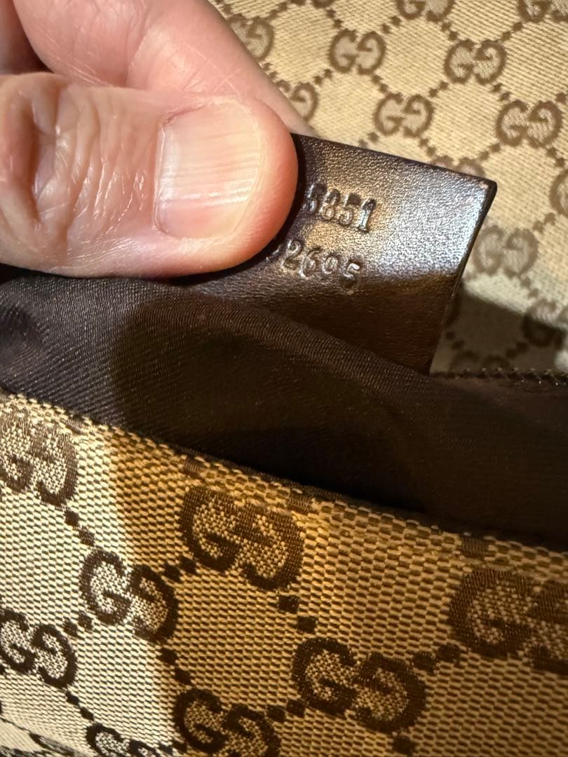 【本物】GUCCI グッチ GGキャンバス ウエストバッグ （ボディバッグ）