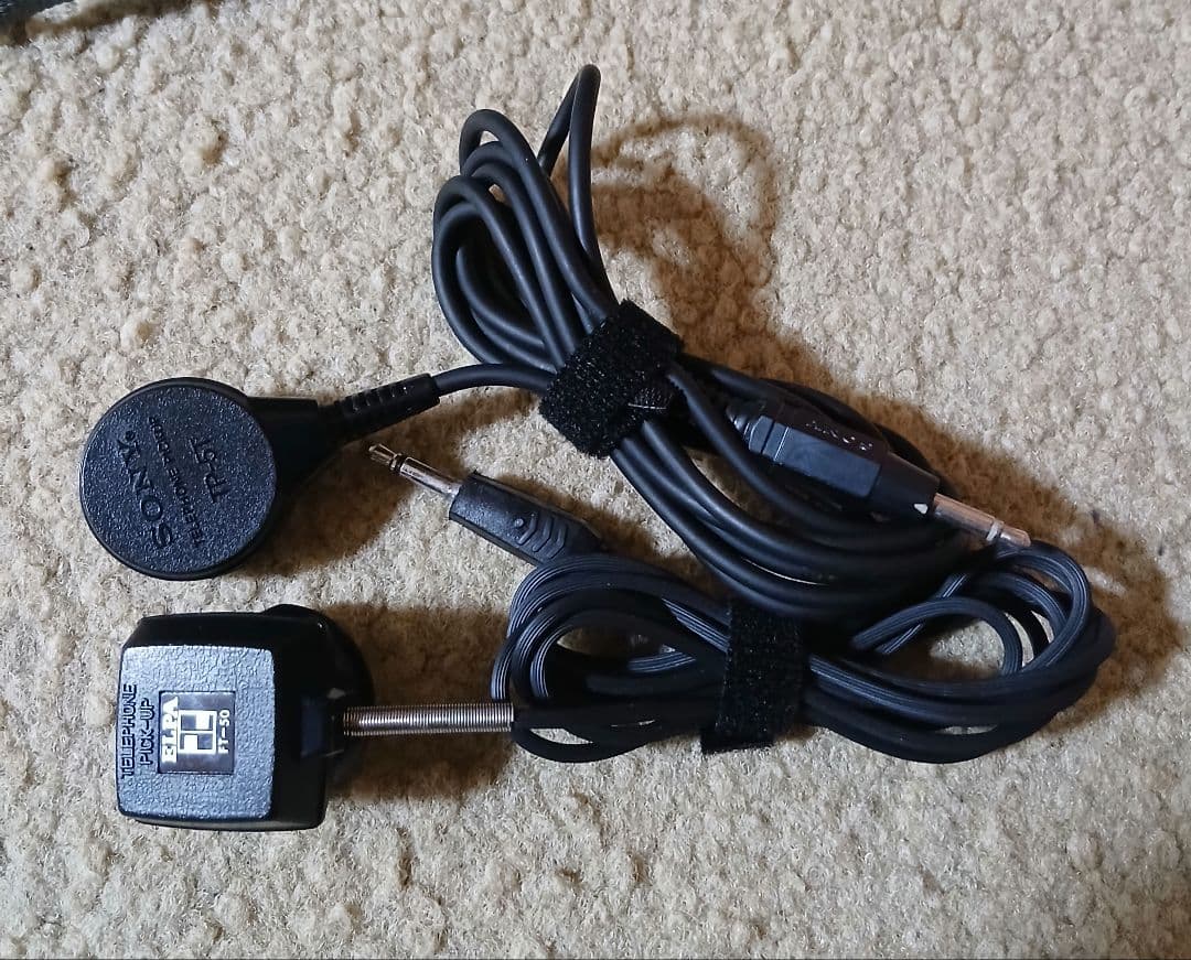 昭和レトロ　SONYカセットコーダーTC-1000/1000B &　TCM-7