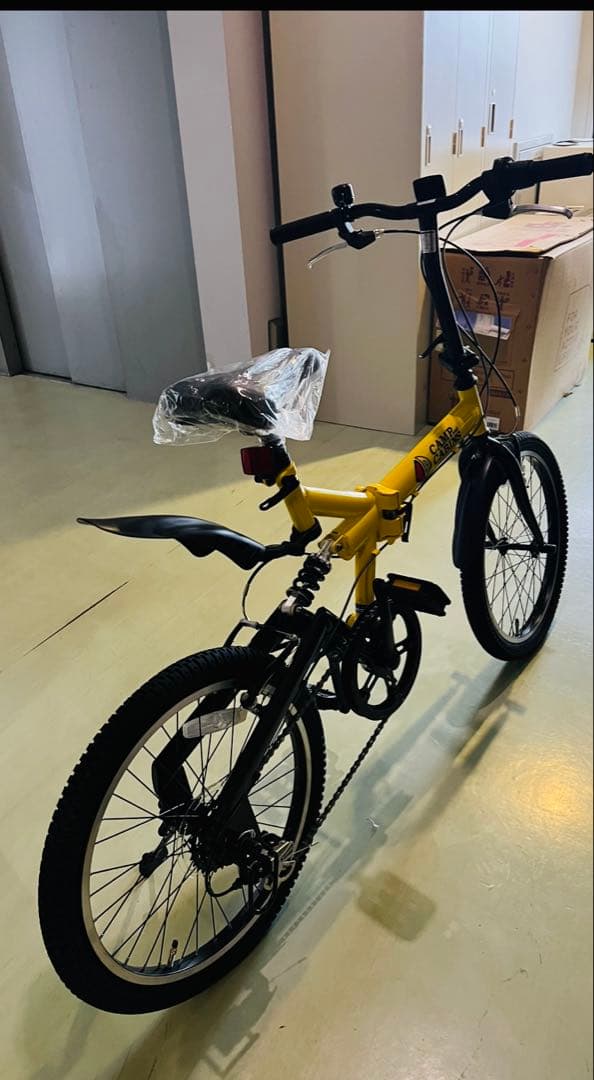 CANP and CABINS 折りたたみ自転車 20インチ　イエロー