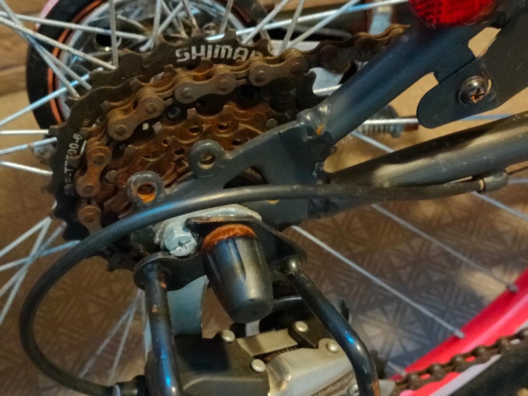 【引取限定/東京都江東区】X-FUSION 外装6段 黒 24インチ