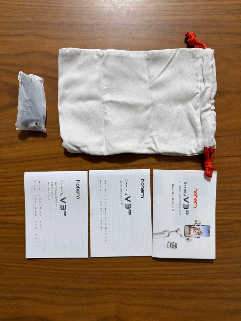 Hohem V3 Ultra AI 自動追跡 3軸スマホ用ジンバル　360°旋回