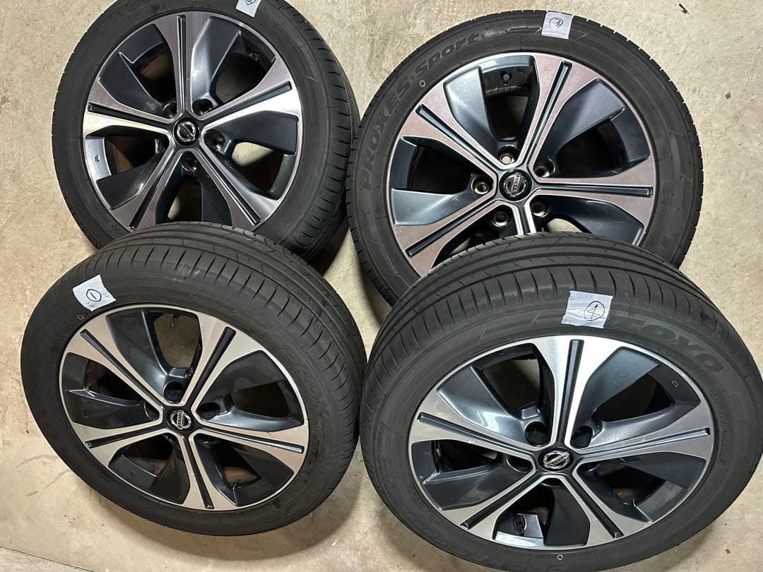 日産 17インチ ホイールセット タイヤ付き　１２日までの特価