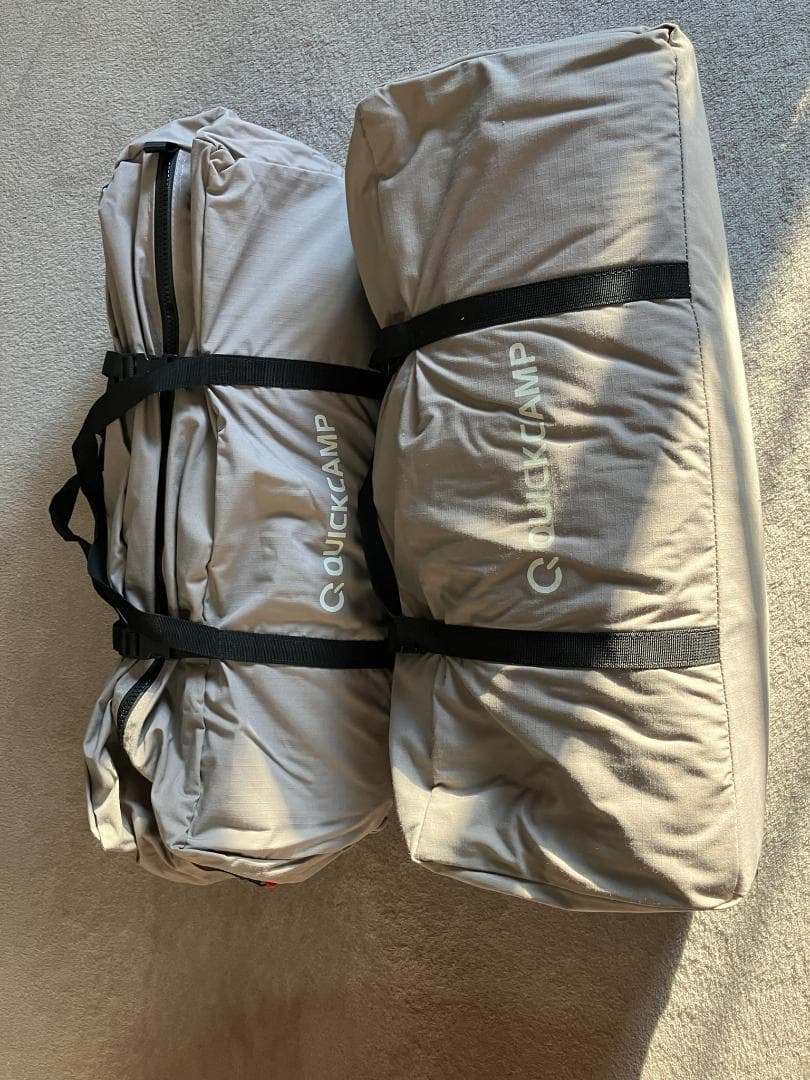 クイックキャンプのワンポール　インナーテント付きテント