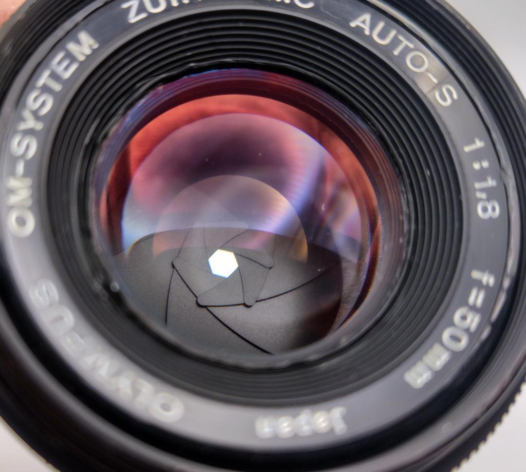 オリンパス om-10 ブラックボディ om-systen 50mm f1.8