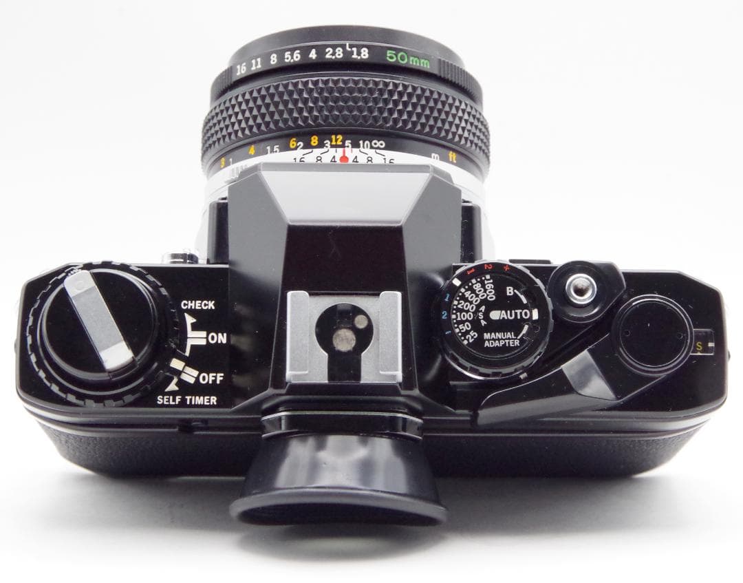 オリンパス om-10 ブラックボディ om-systen 50mm f1.8