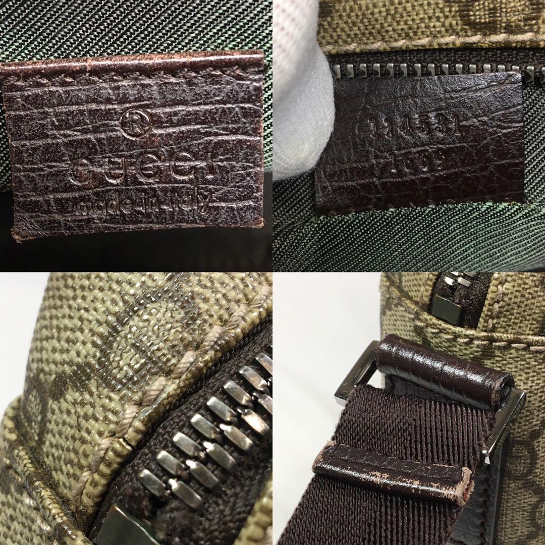 グッチ　PVC GG柄　ショルダーバッグ