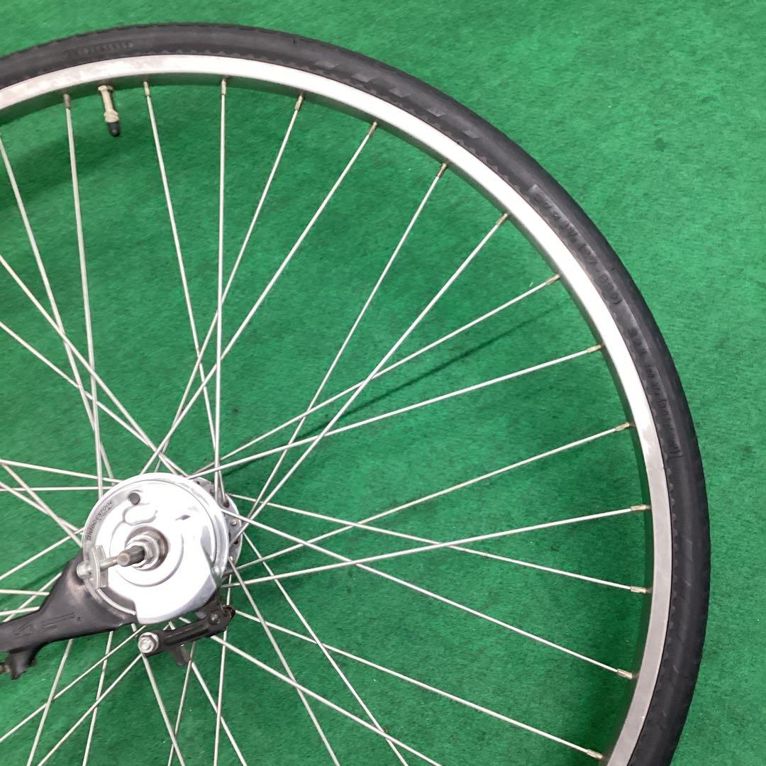 ステンレスリム&スポーク　後輪　27x1-3/8 タイヤ付　内装3段　ベルト仕様