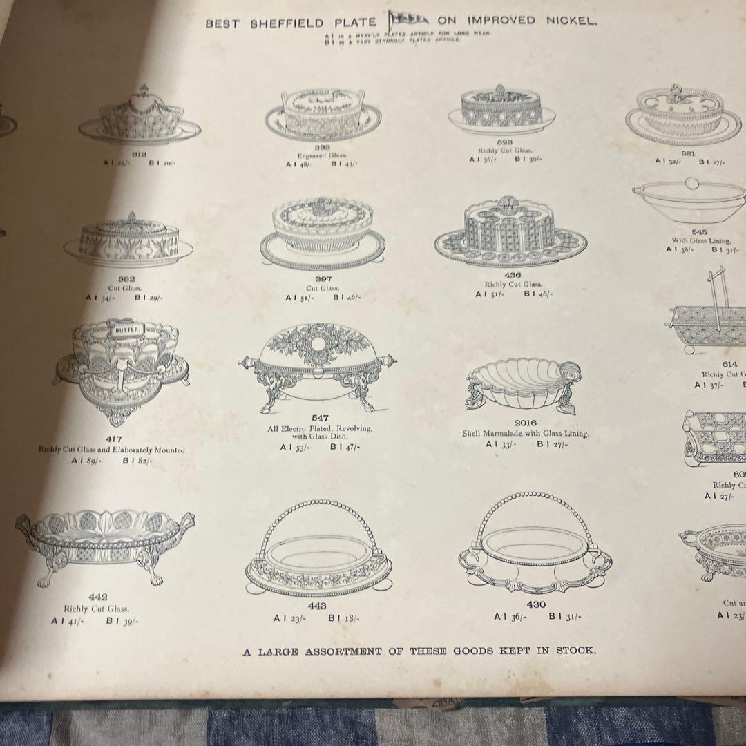 専用イギリスアンティークカタログ集　1845年　特大