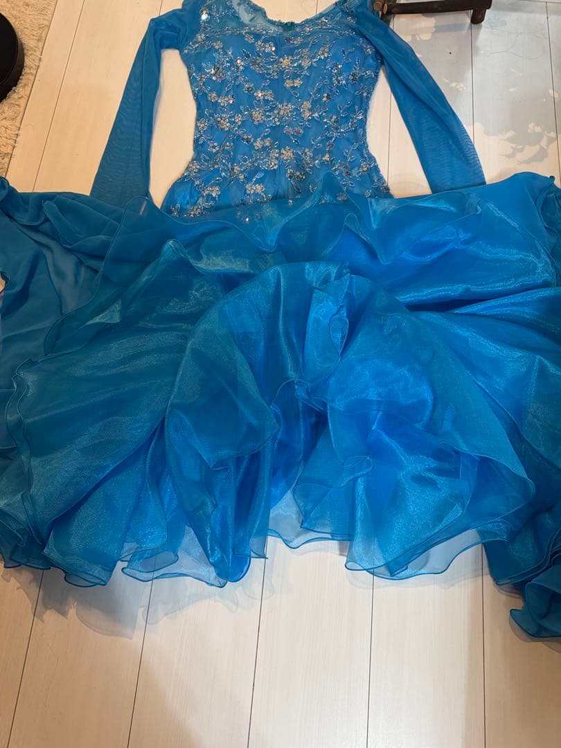 ダンスドレス　青