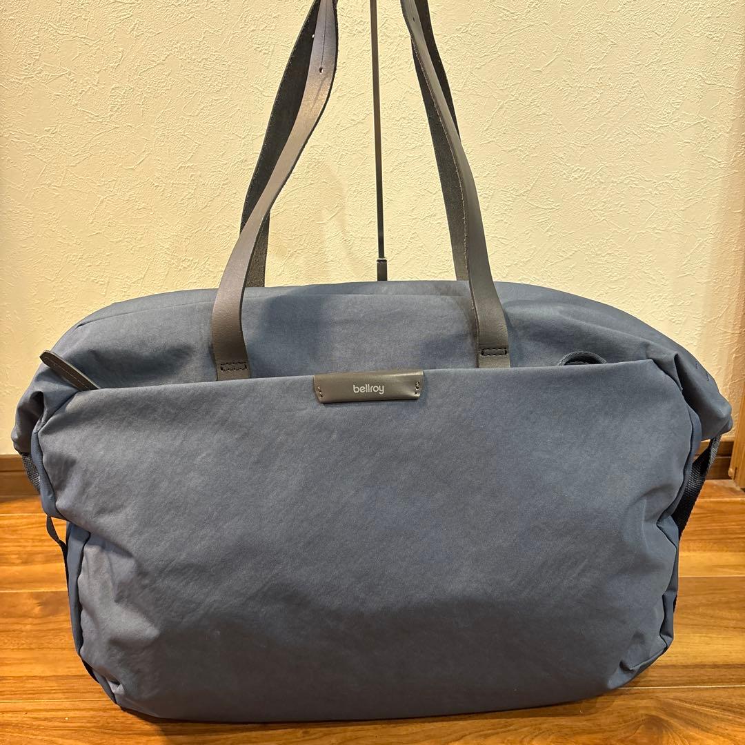 【美品】Bellroy Flightバッグ 大容量 ボストン 軽量 クラムシェル