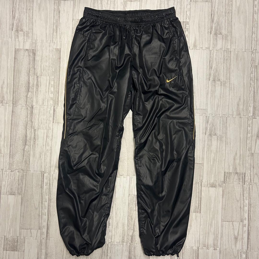 00s NIKE ナイロン 上下 パーカー ジャケット パンツ 刺繍ロゴ XXL